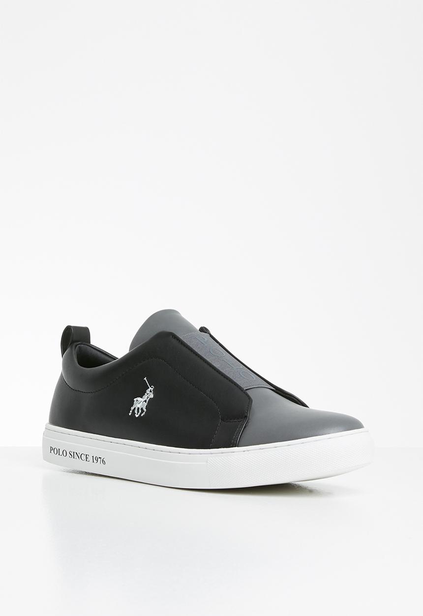 POLO - Boston gusset slip on sneaker - black