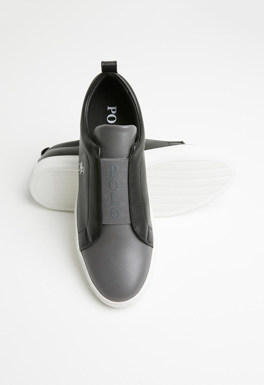 POLO - Boston gusset slip on sneaker - black