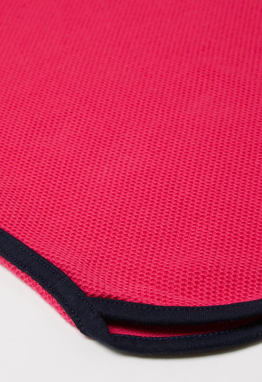 POLO - Girls zoe honeycomb ss golfer - cerise