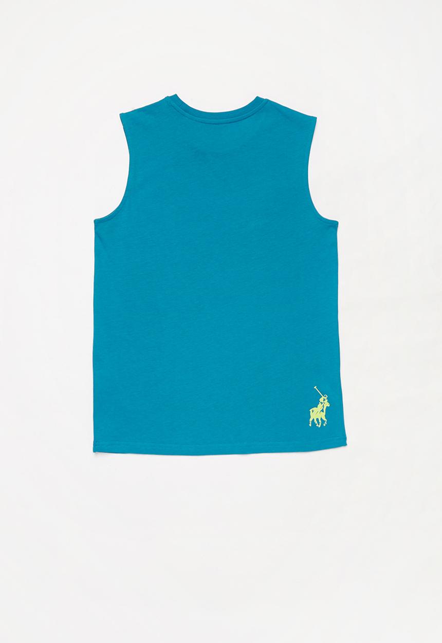 POLO - Boys Bryan printed vest - blue 