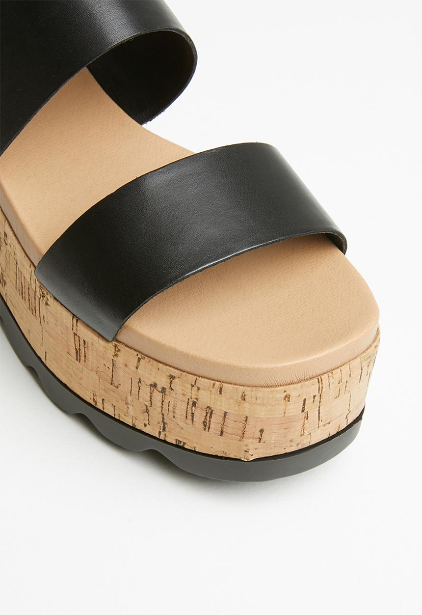 Steve Madden - Hazy sandal - black leather