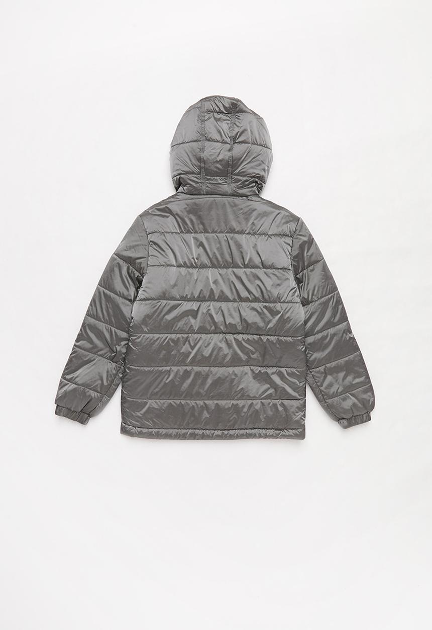 POLO - Girls Gianna long sleeve puffer jacket - grey 