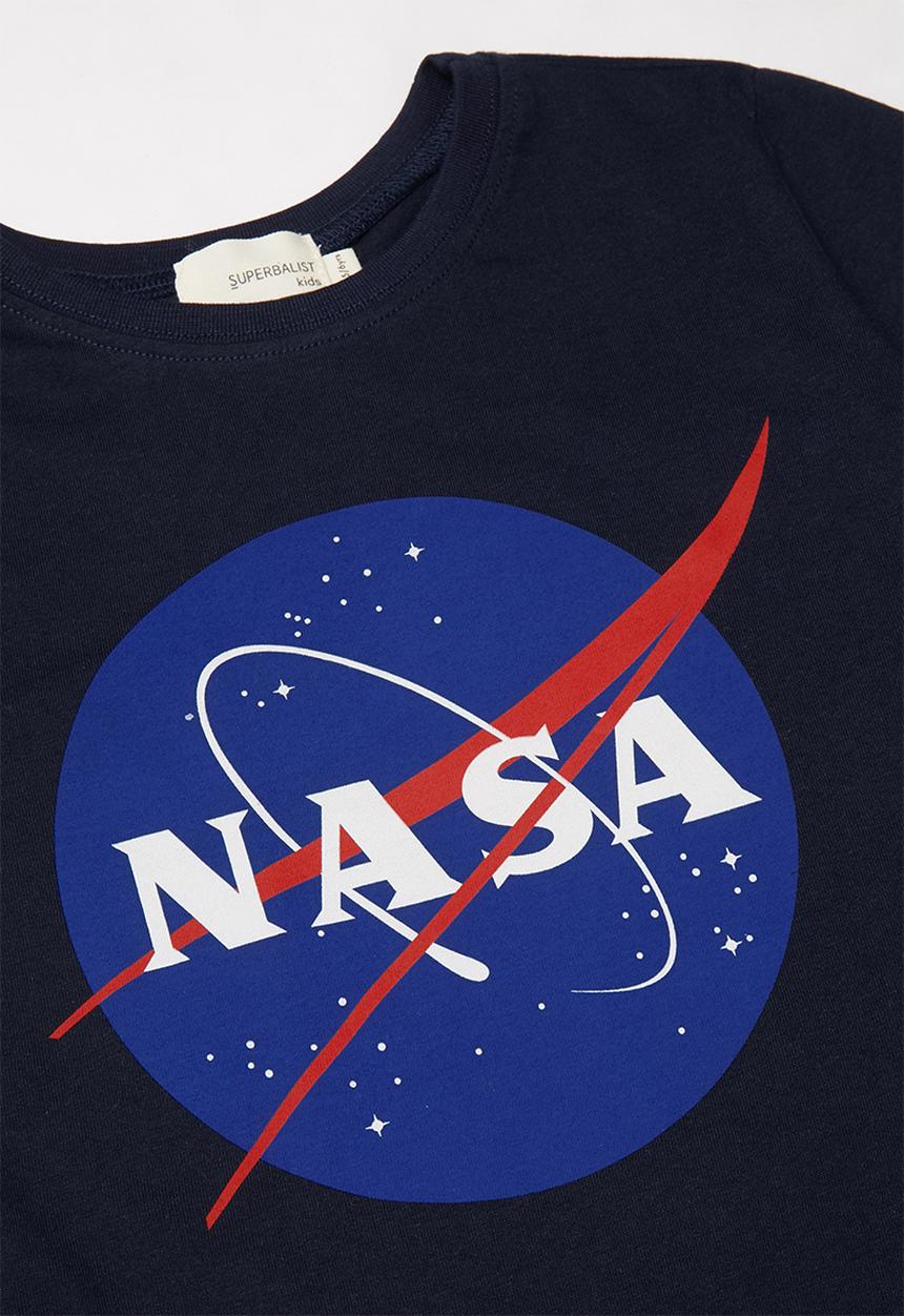 Superbalist Kids - Nasa shorts & tee pj set - grey & navy