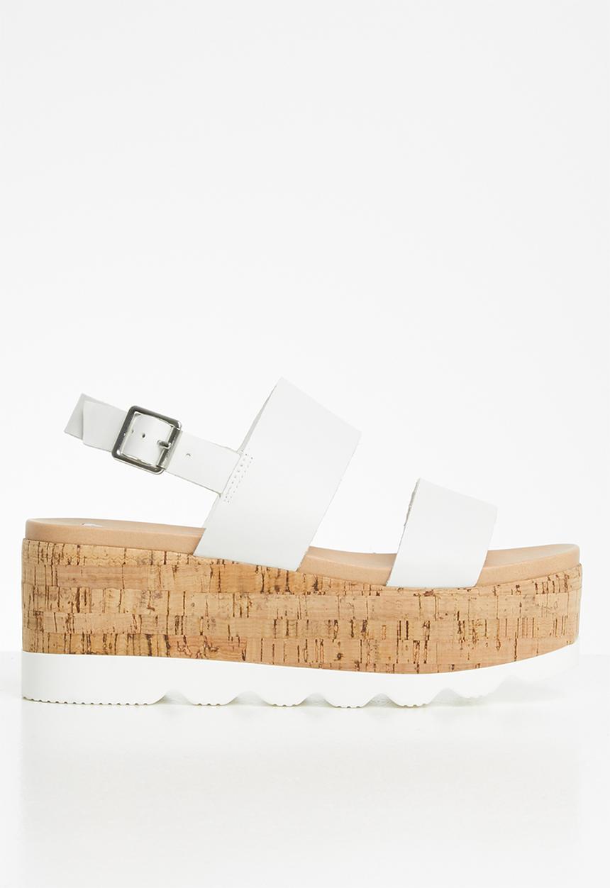 Steve Madden - Hazy sandal - white leather