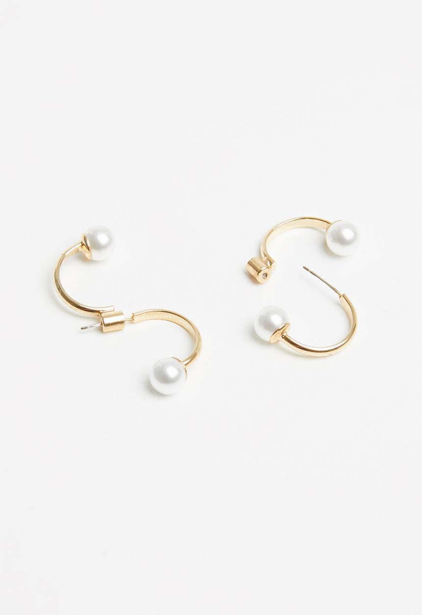 Superbalist - Quinn faux pearl earrings - gold