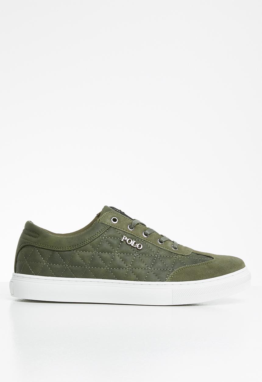 POLO - Bently quilted sneaker - olive