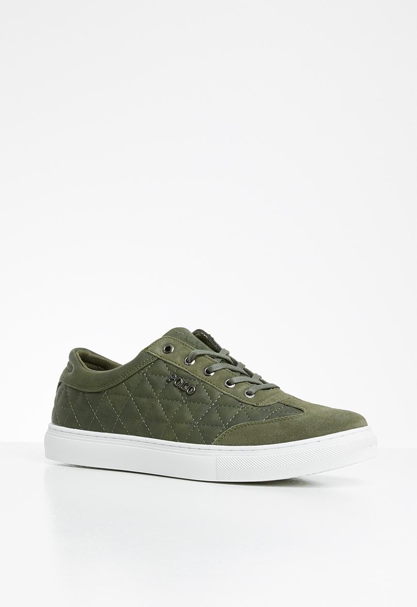 POLO - Bently quilted sneaker - olive