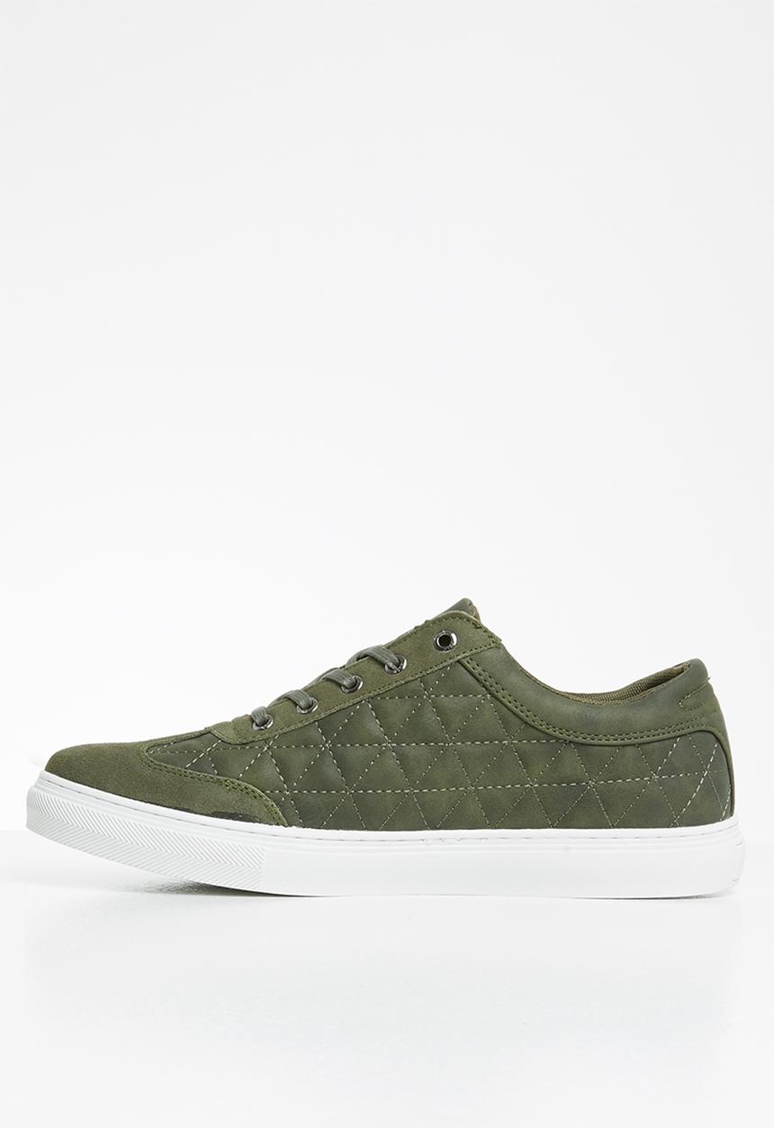 POLO - Bently quilted sneaker - olive