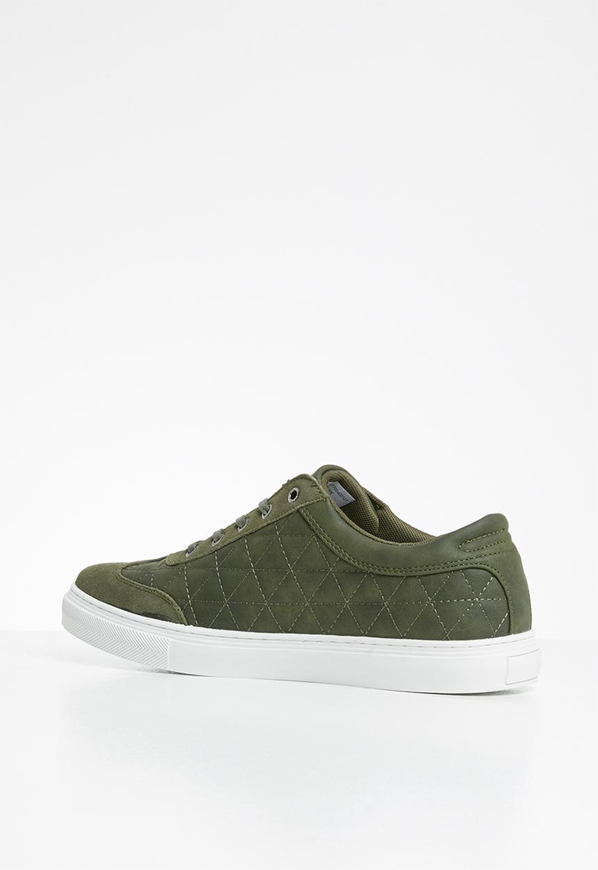 POLO - Bently quilted sneaker - olive