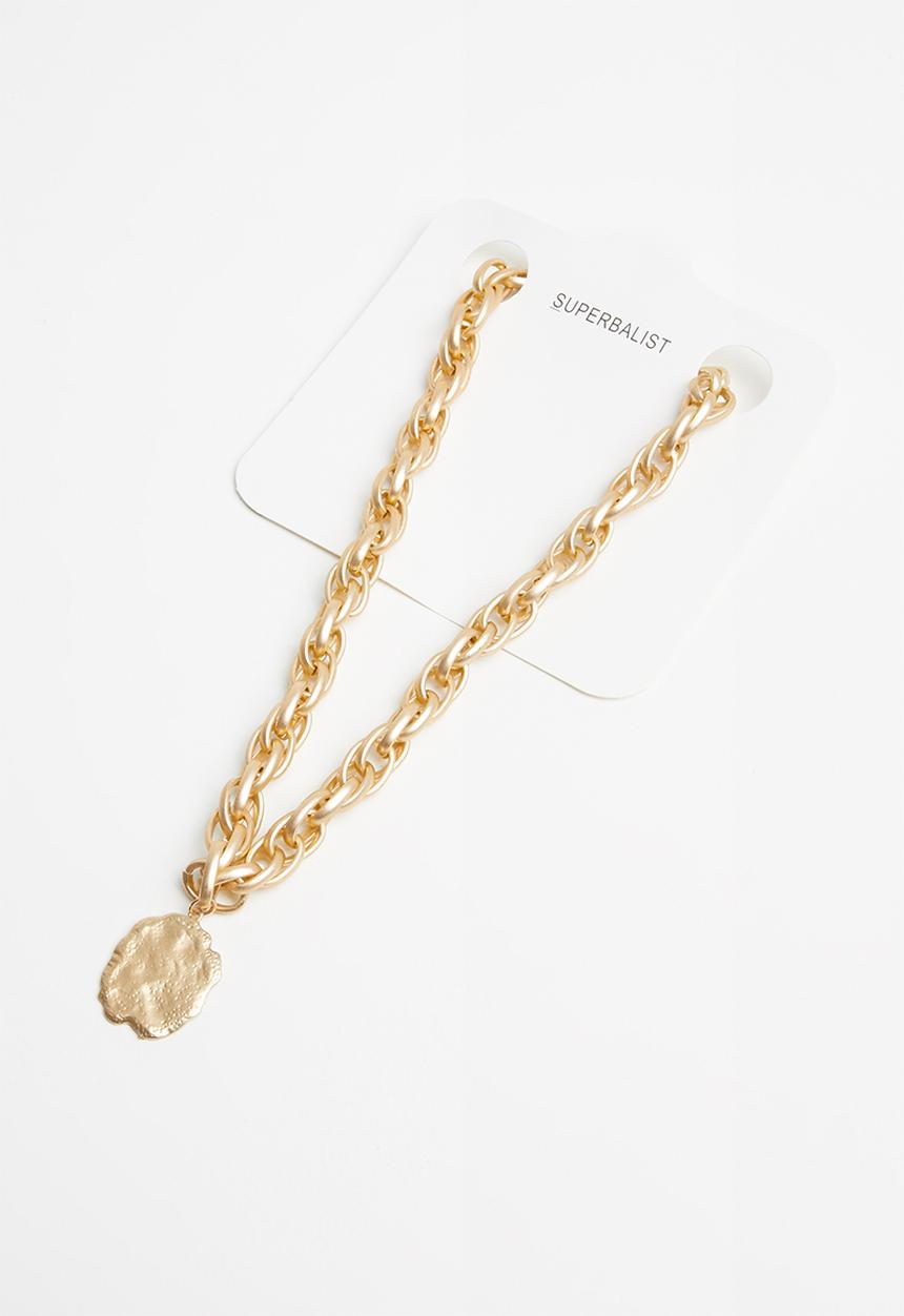 Superbalist - Chain pendant necklace-gold