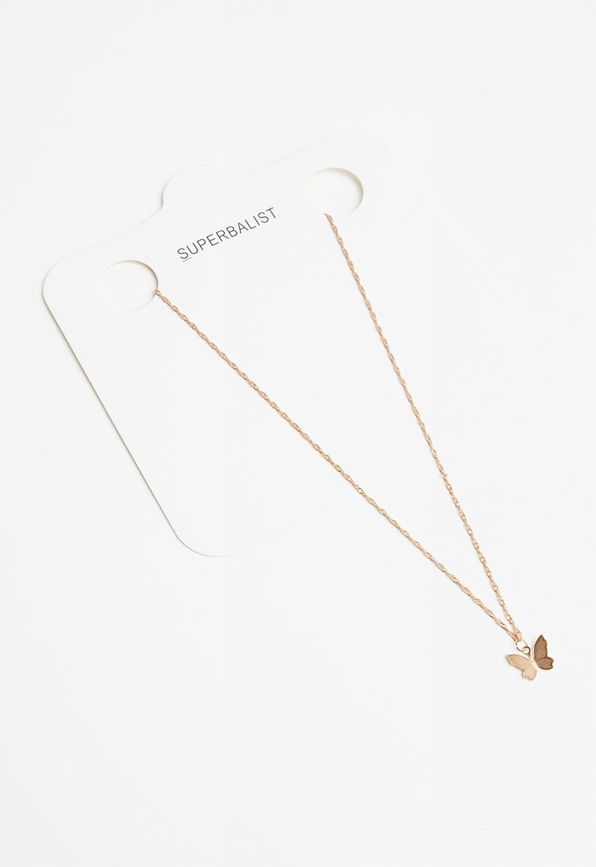 Superbalist - Butterfly necklace-gold