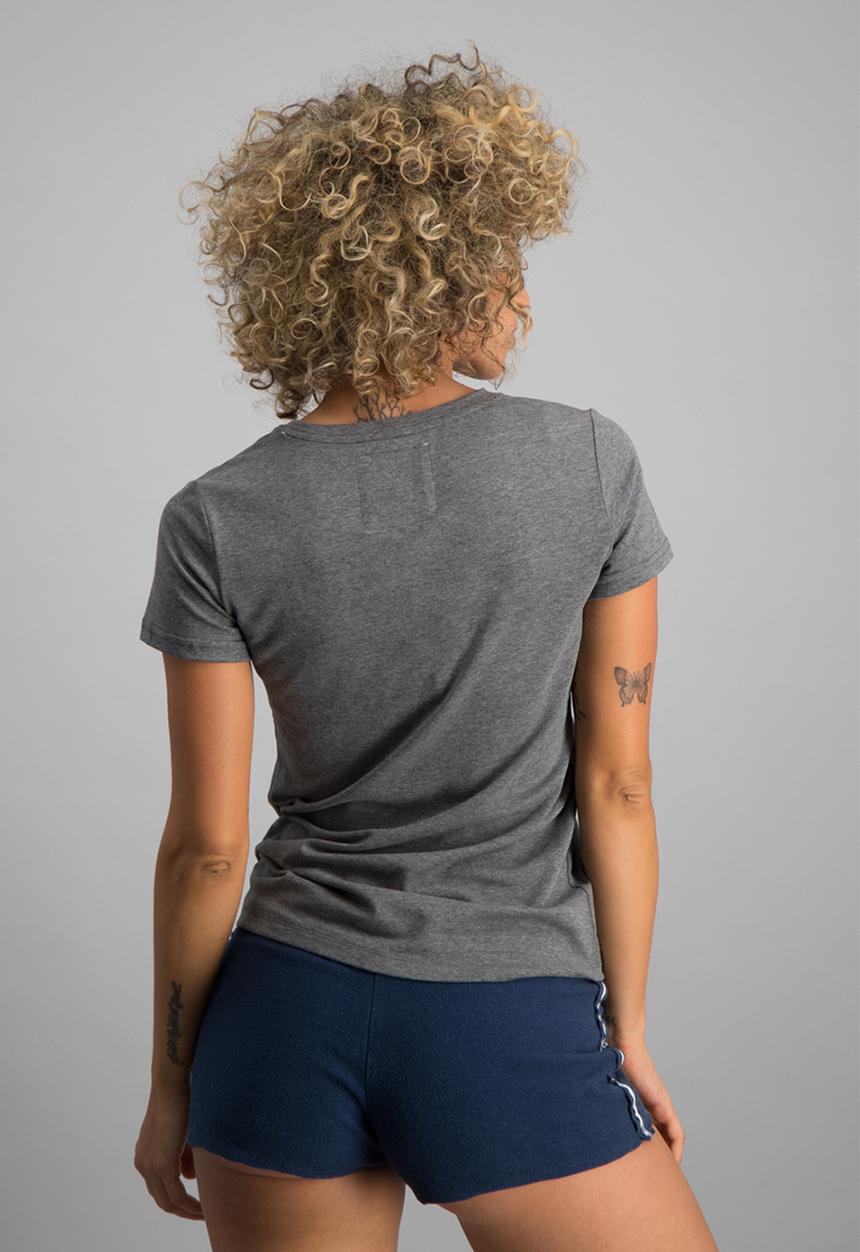 Aca Joe - Joe embroidery short sleeve t-shirt - grey