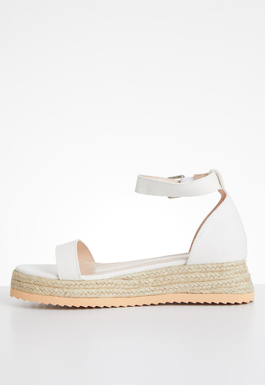edit - Candice espadrille - white