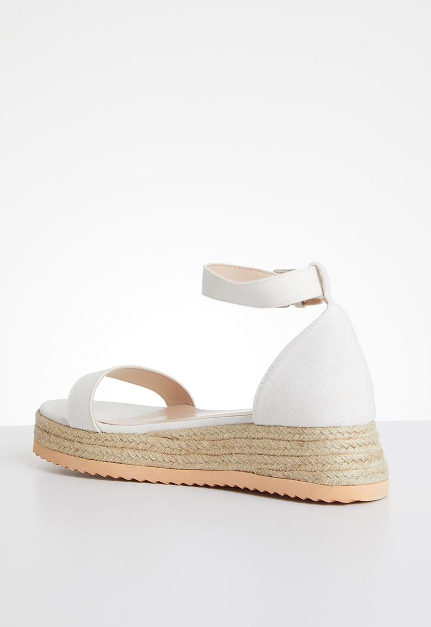 edit - Candice espadrille - white