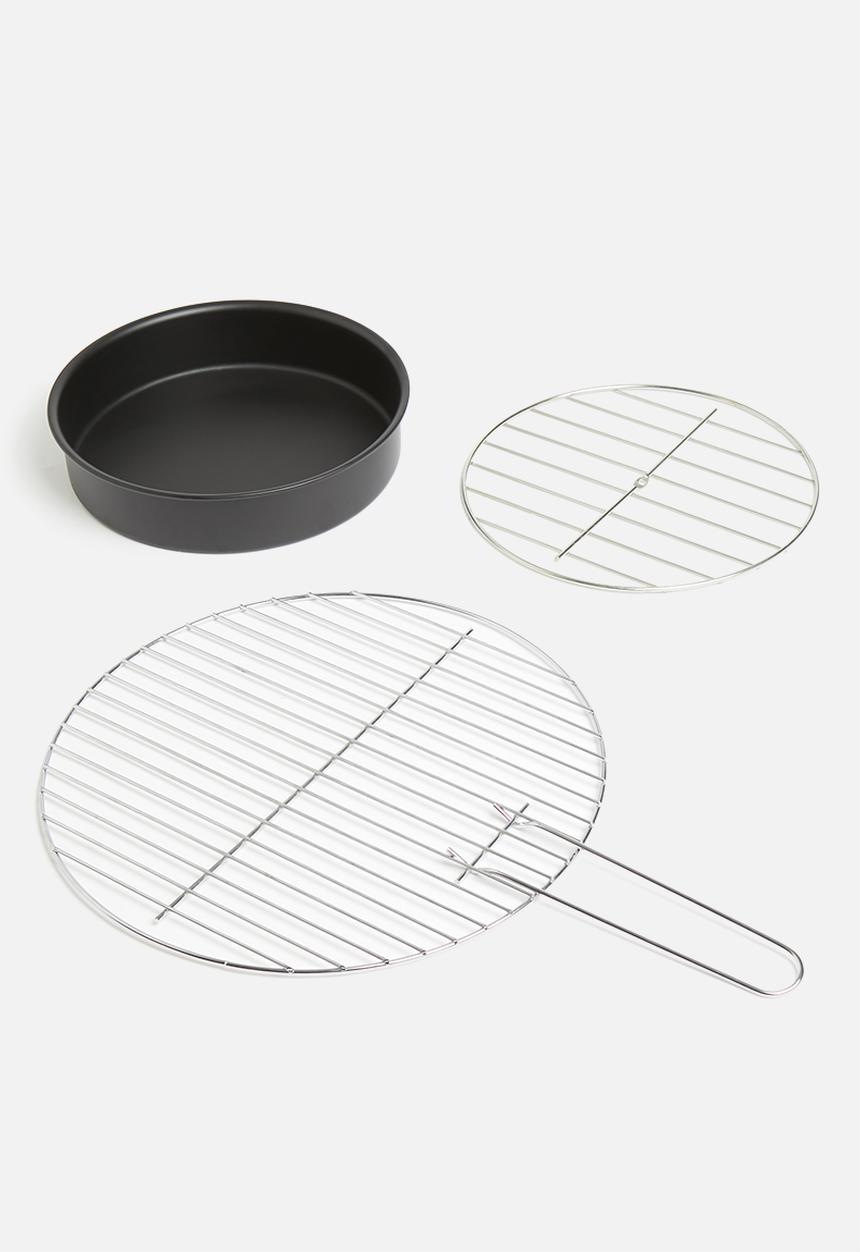 H&S - Balcony braai - black
