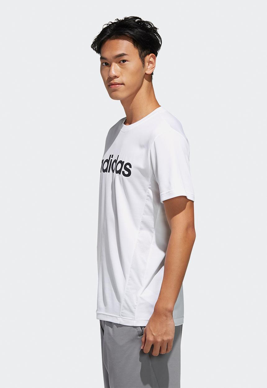 adidas Performance - D2m lg tee - white