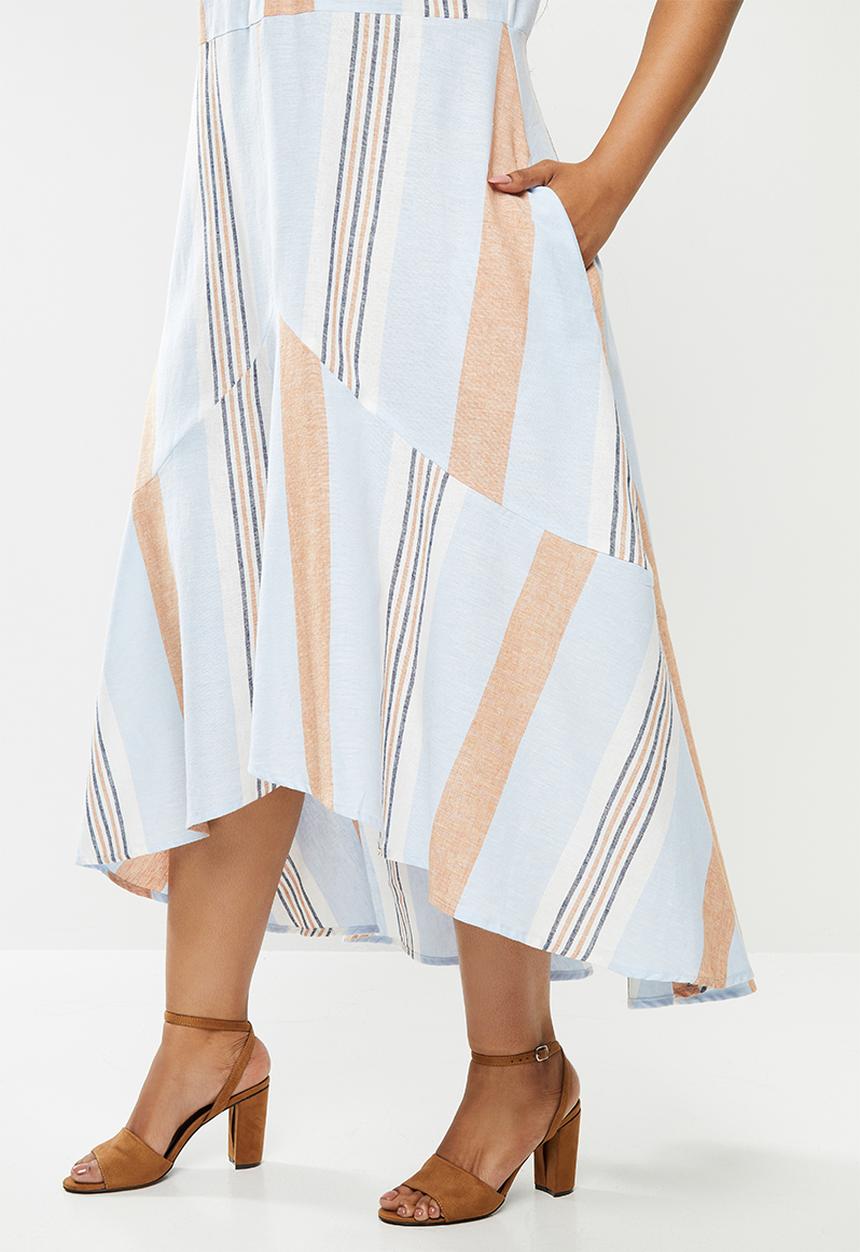 AMANDA LAIRD CHERRY - Plus nontathu dress - blue