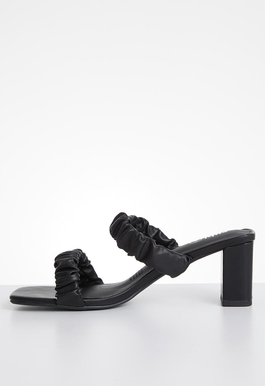 Cotton On - Abbie scrunchie heel - black 