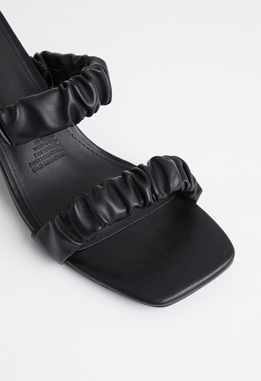 Cotton On - Abbie scrunchie heel - black 