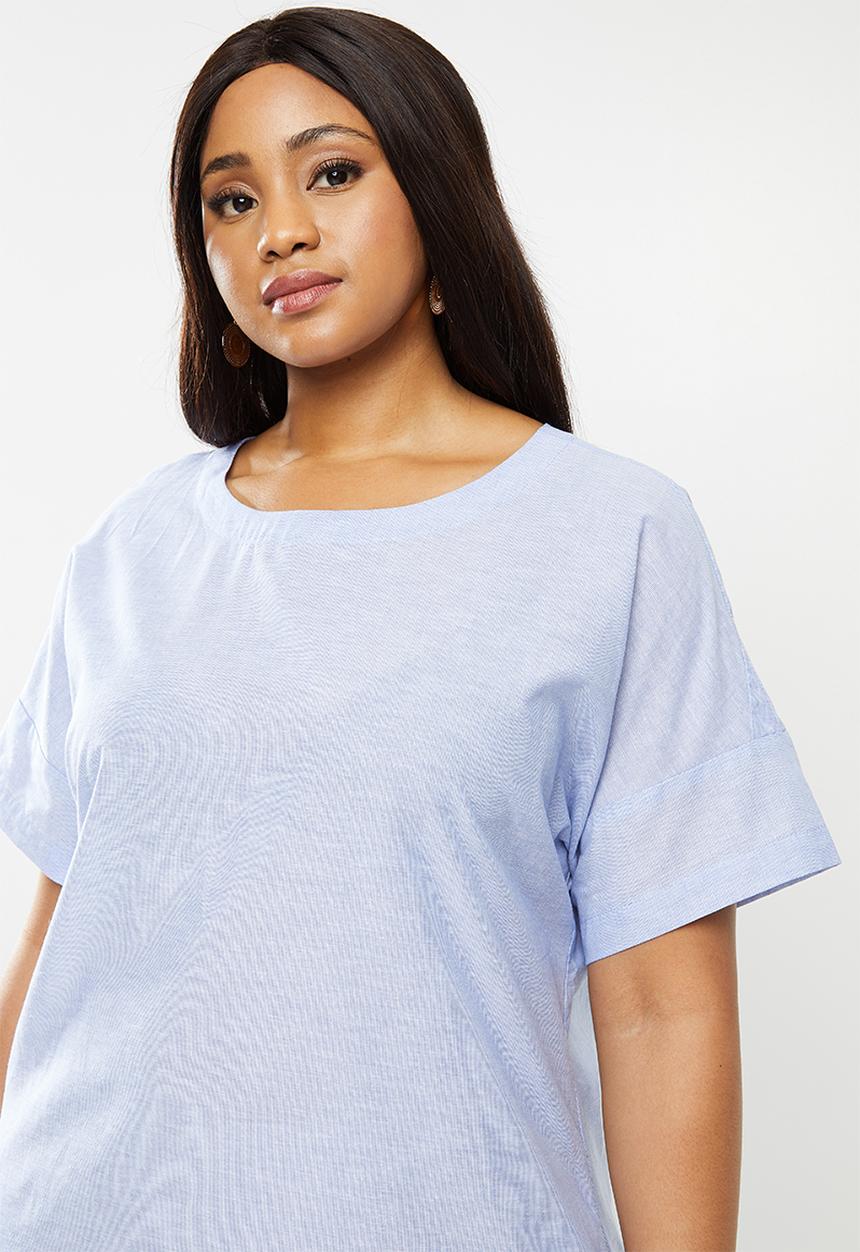 AMANDA LAIRD CHERRY - Plus sodwana dress - blue