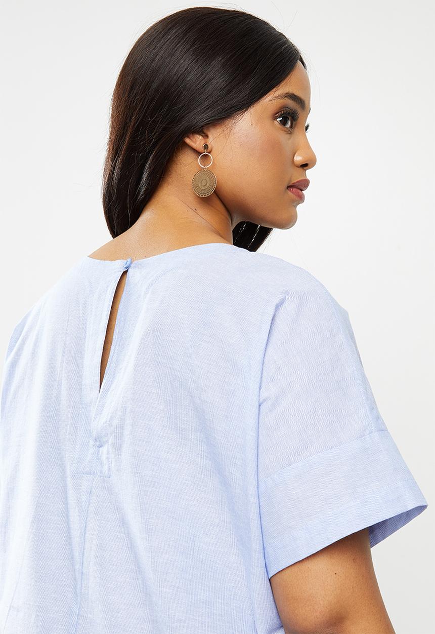 AMANDA LAIRD CHERRY - Plus sodwana dress - blue