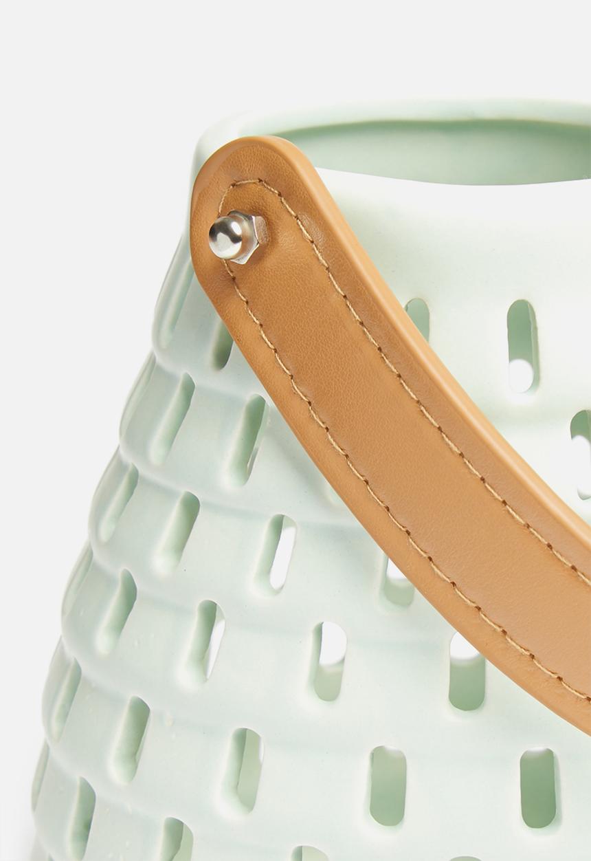 H&S - Ceramic glow lantern - mint green