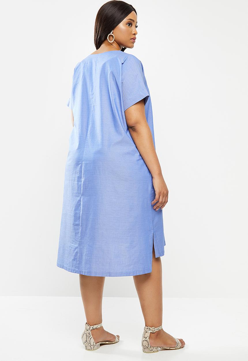 AMANDA LAIRD CHERRY - Plus linda tunic - blue