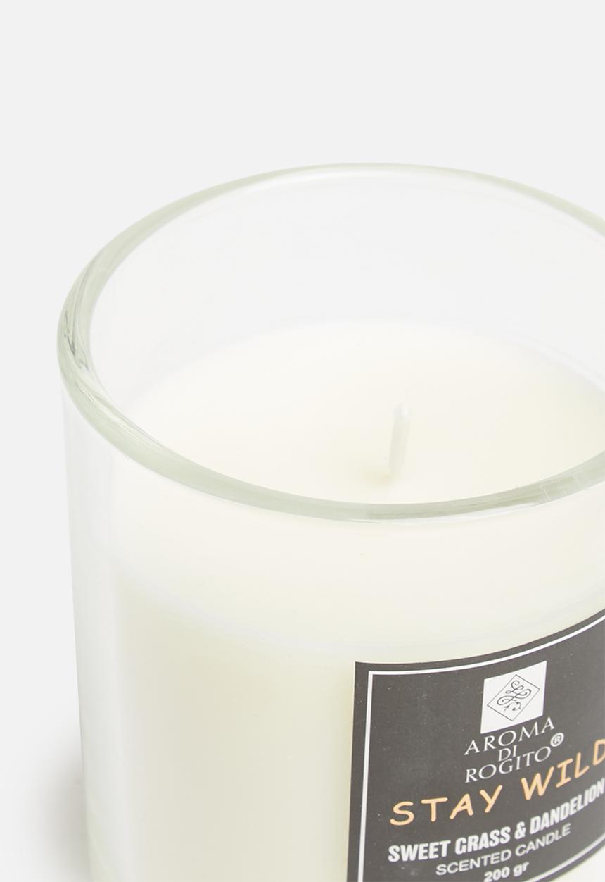 H&S - Lush figwood candle - sweetgrass & dandelion