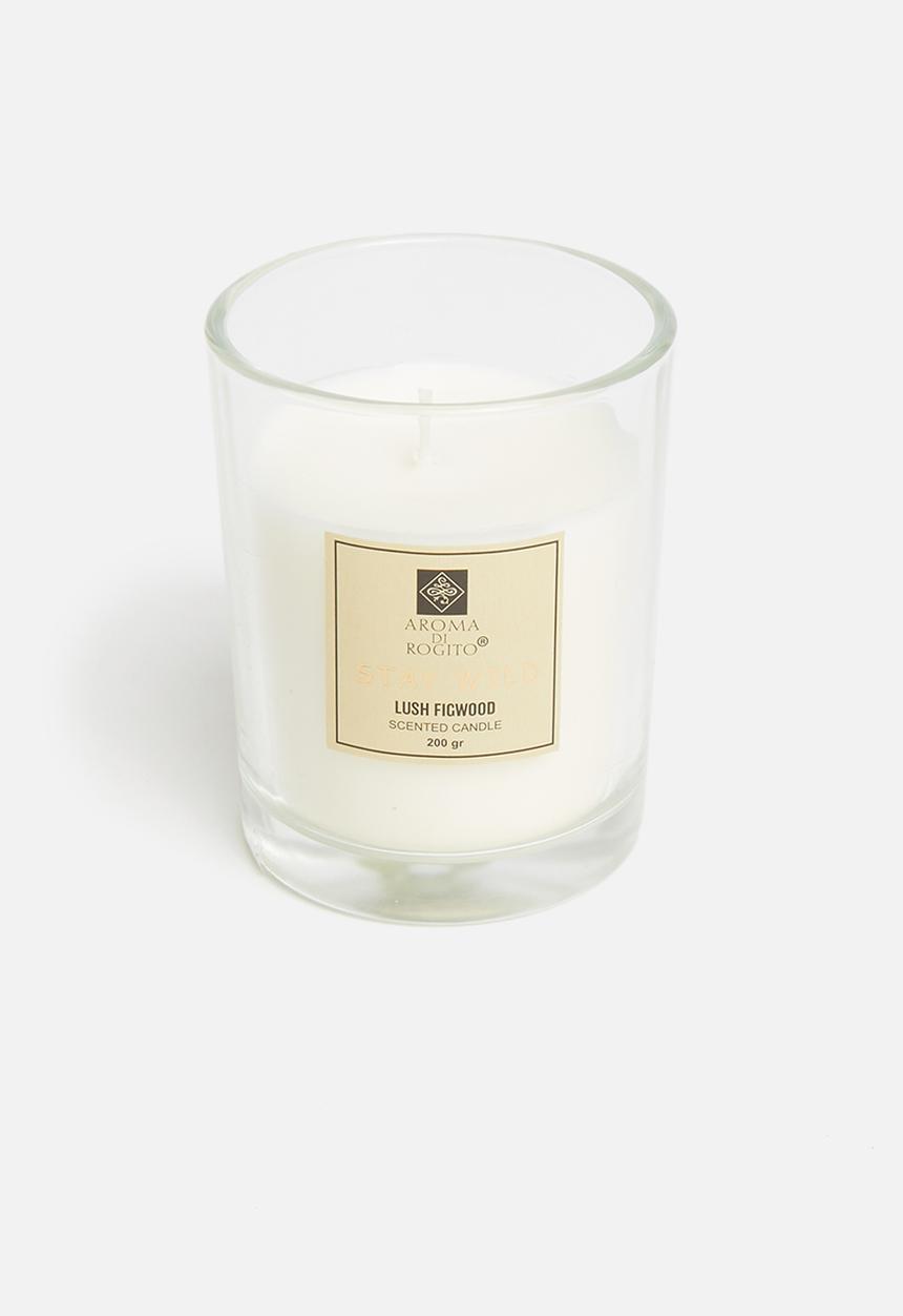 H&S - Lush figwood candle - yellow