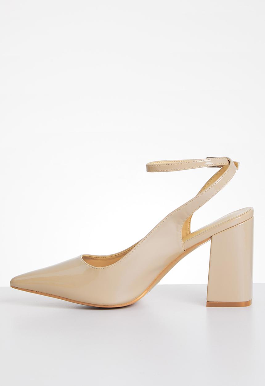 Superbalist - Jamie court block heel - natural