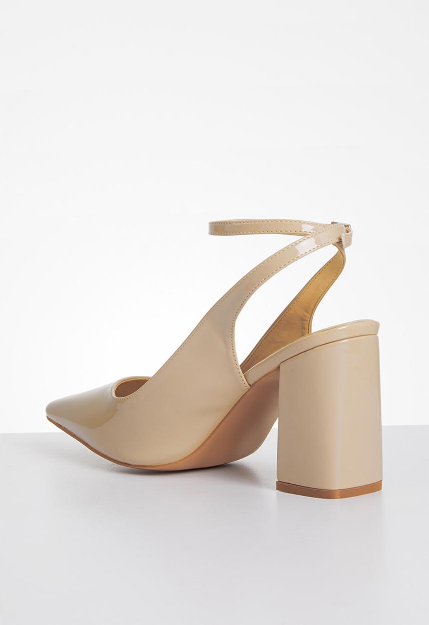 Superbalist - Jamie court block heel - natural