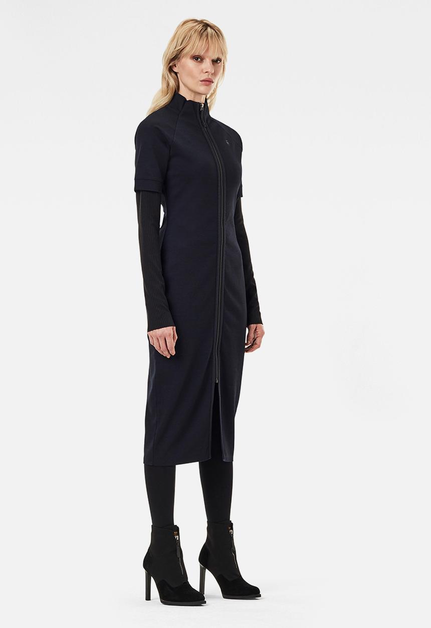 G-STAR - Mock slim dress 1\2 slv - rinsed
