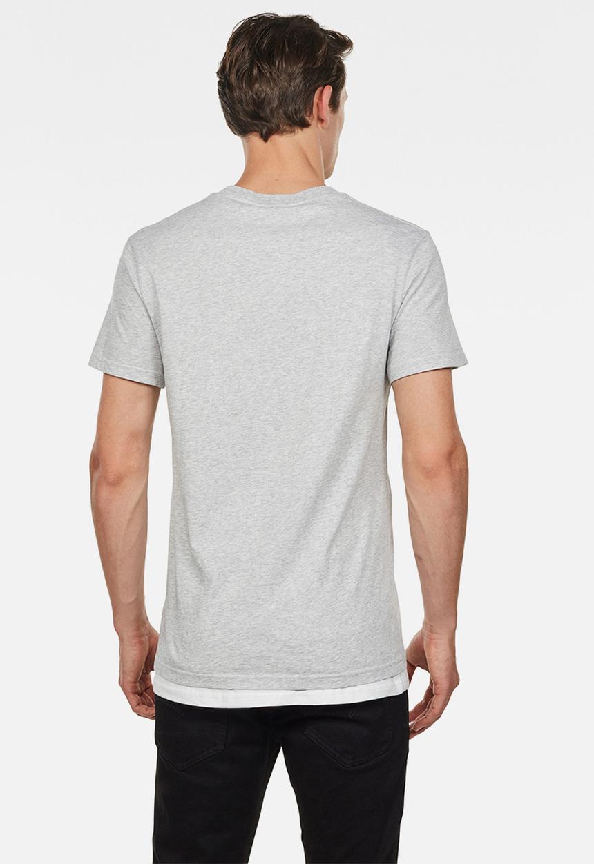 G-STAR - Graphic 8 r short sleeve tee - grey