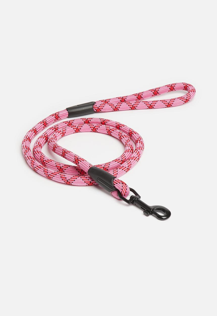 Pet Collection - Rope Dog Lead - Pink