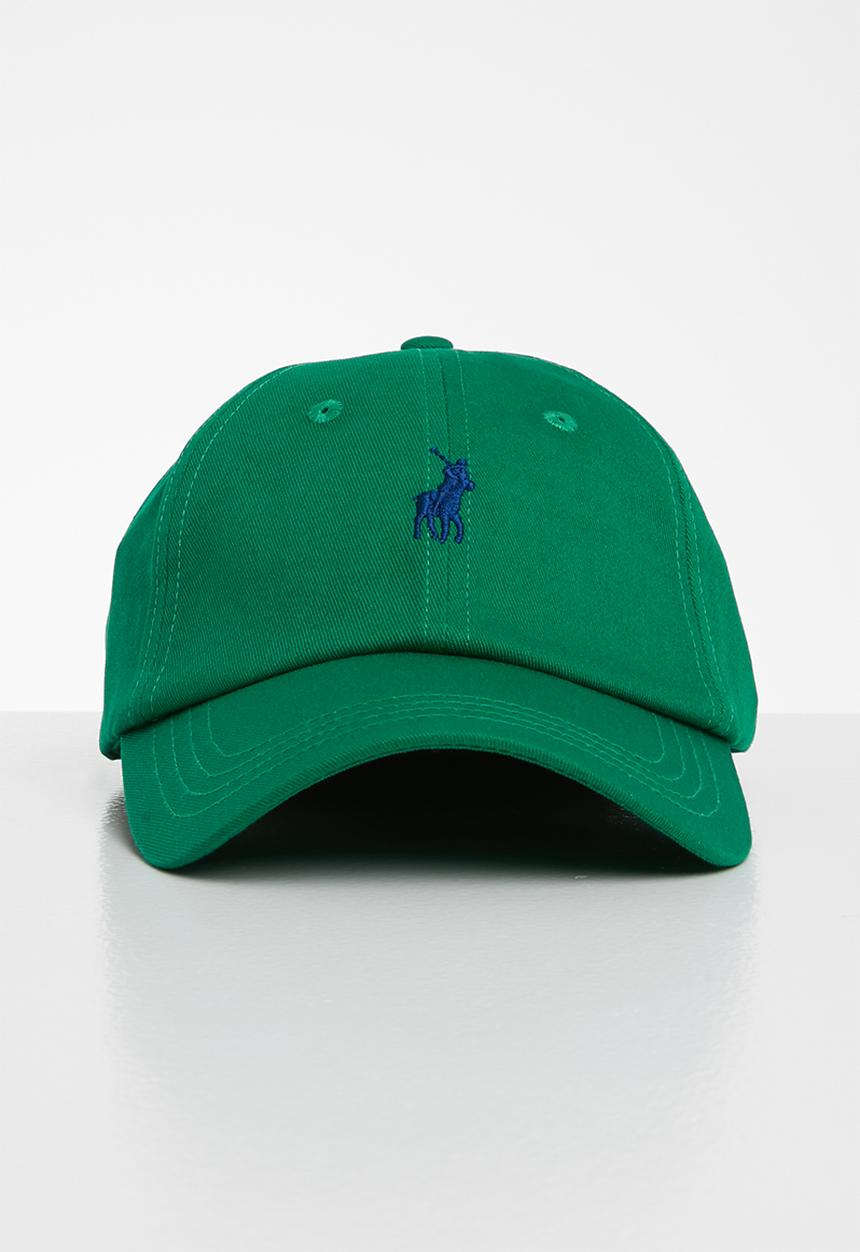 POLO - Mens parker classic peak cap - green