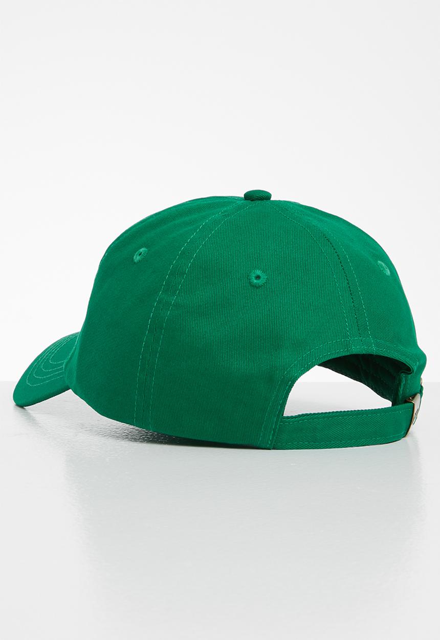 POLO - Mens parker classic peak cap - green