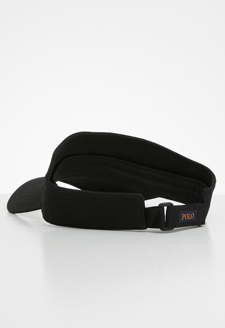 POLO - Paris cotton twill visor - black