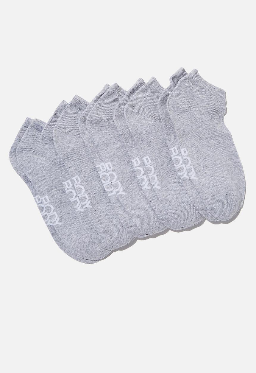 Cotton On - 5 pack body ankle cut sock - grey