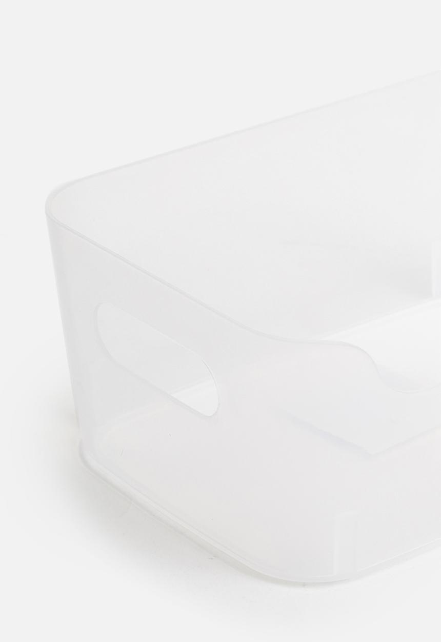 Storage Solutions - Wave storage box set of 2 - clear 