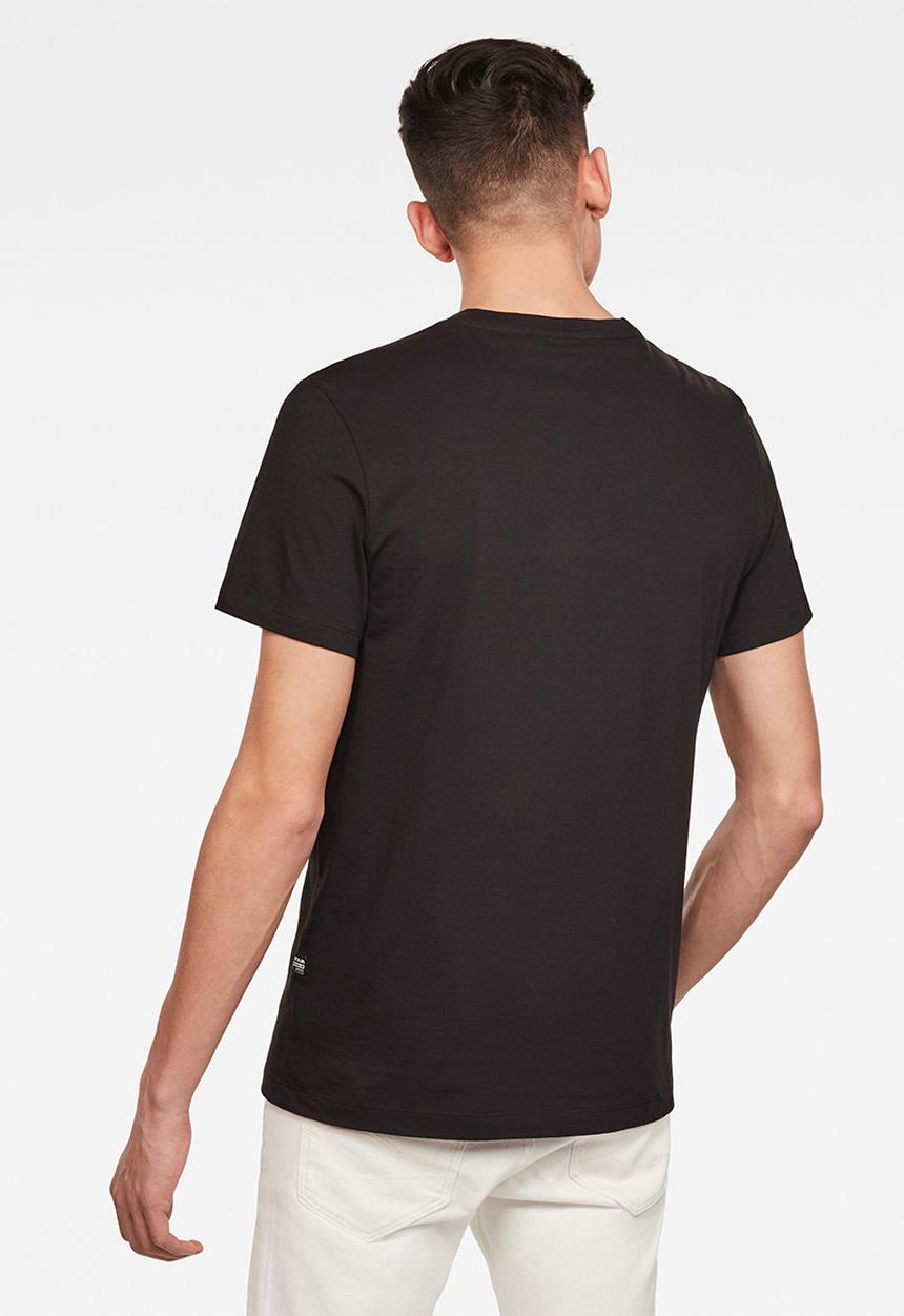 G-STAR - Base-s v-neck short sleeve tee - black