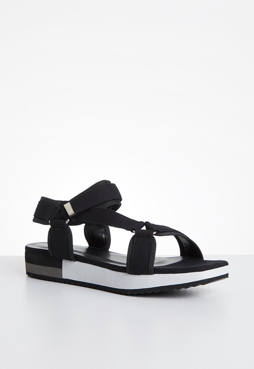 Superbalist - Lona sporty sandal - black