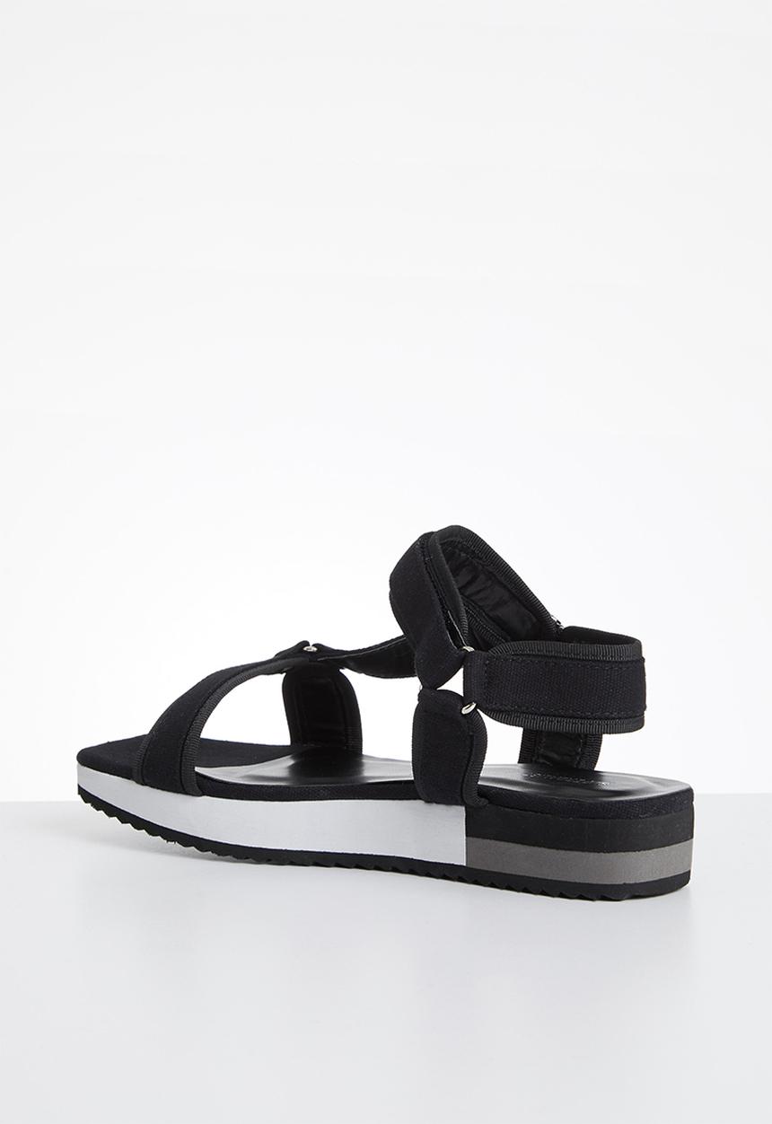 Superbalist - Lona sporty sandal - black