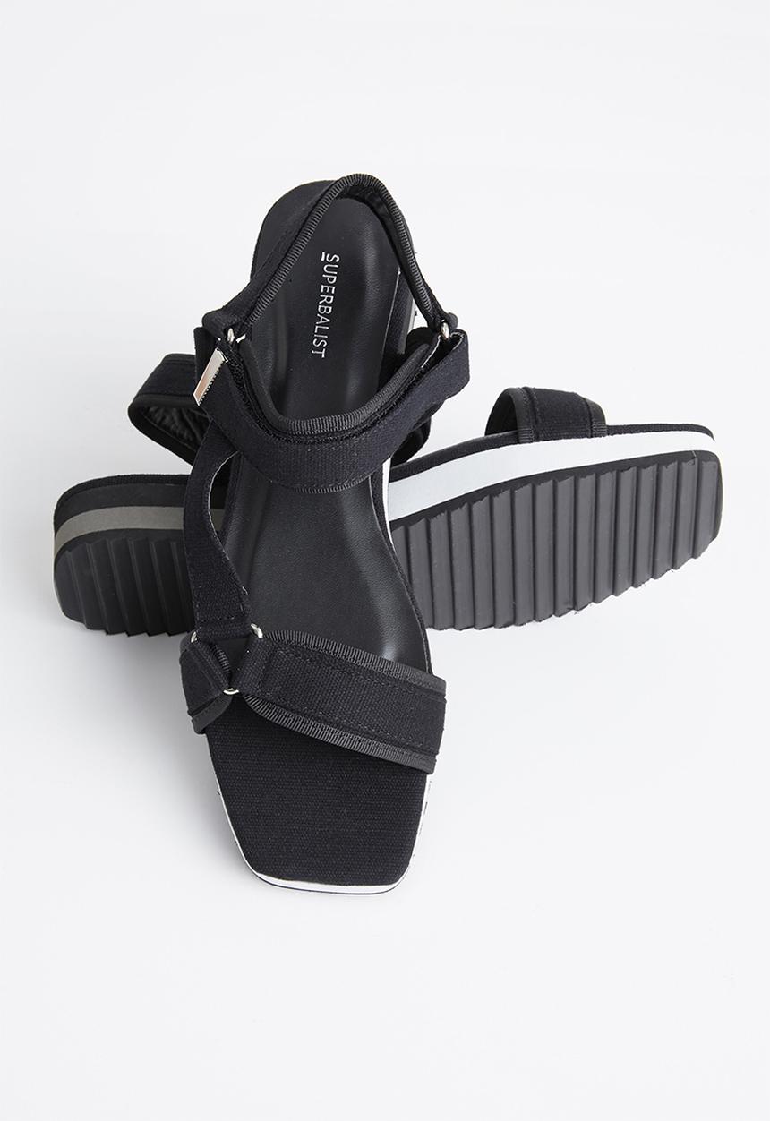 Superbalist - Lona sporty sandal - black