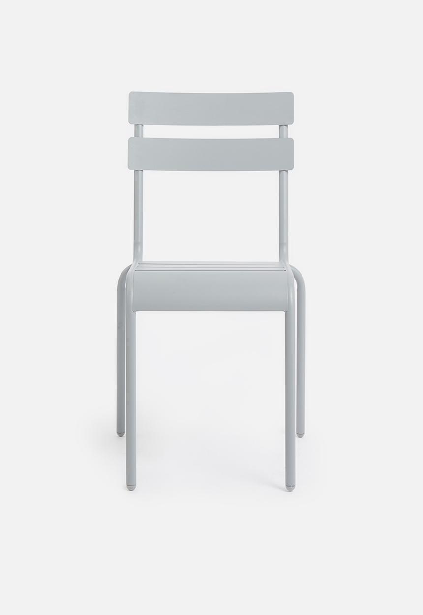 H&S - Slate metal chair - grey