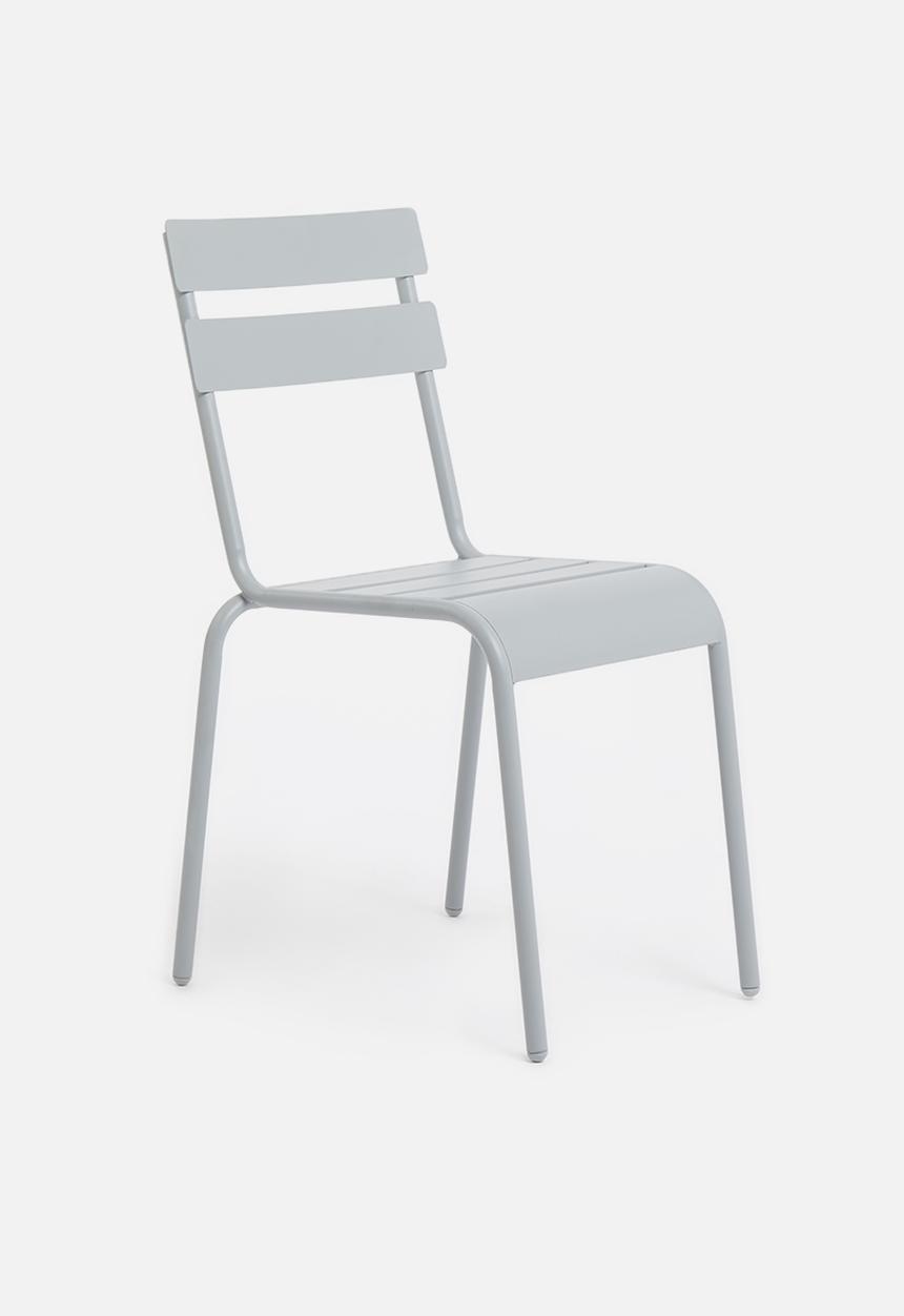 H&S - Slate metal chair - grey