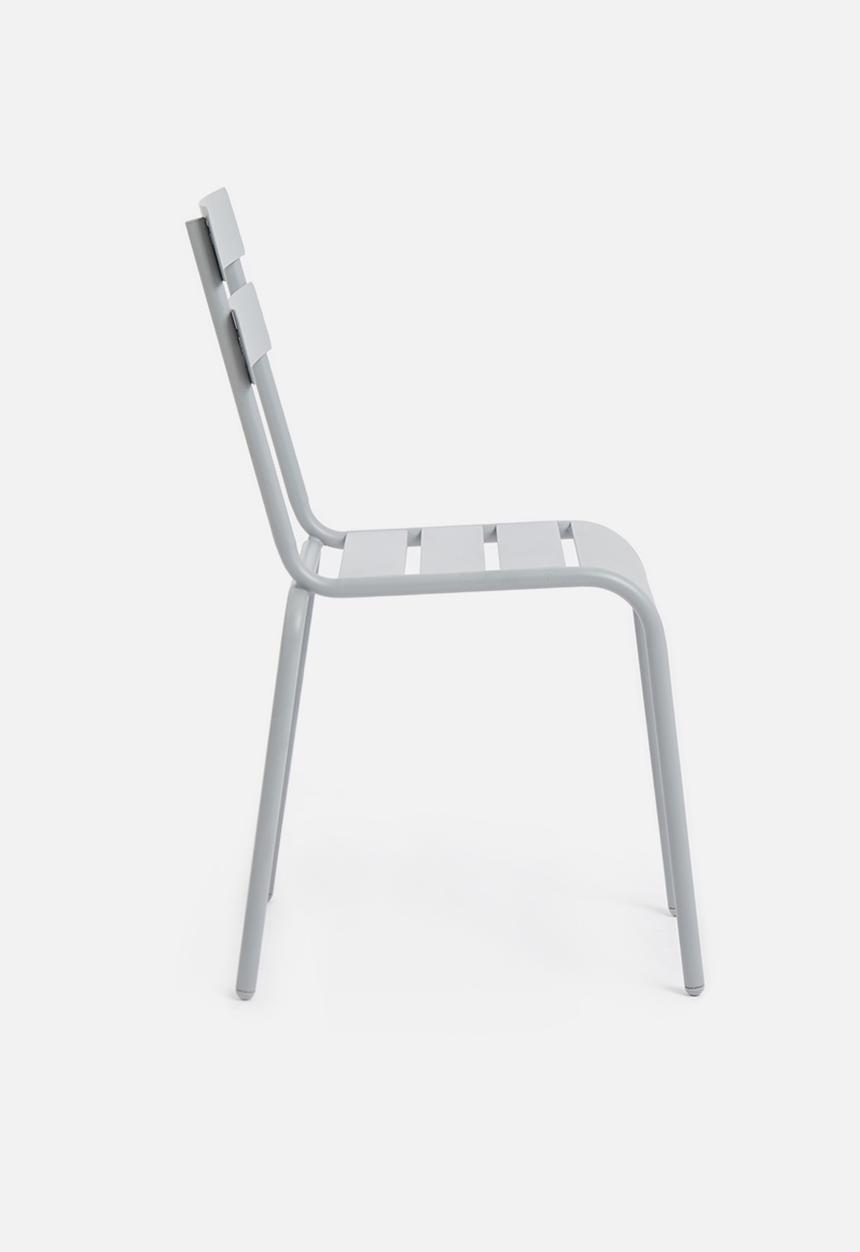 H&S - Slate metal chair - grey