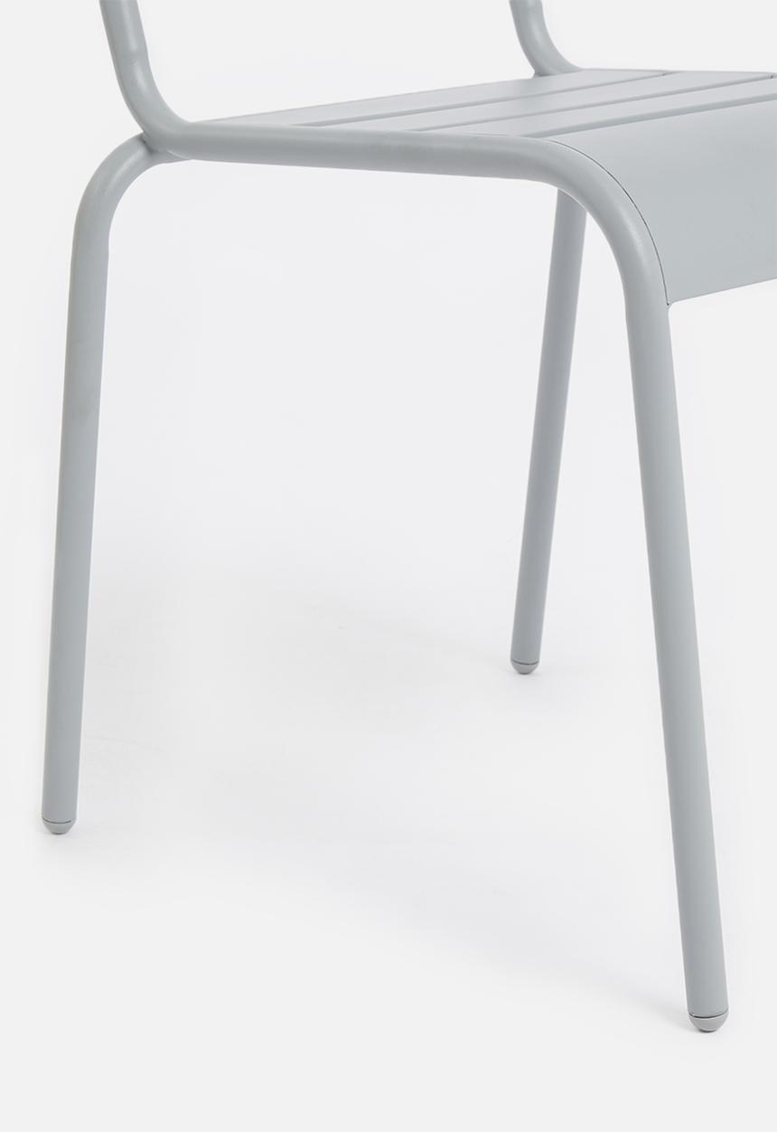 H&S - Slate metal chair - grey