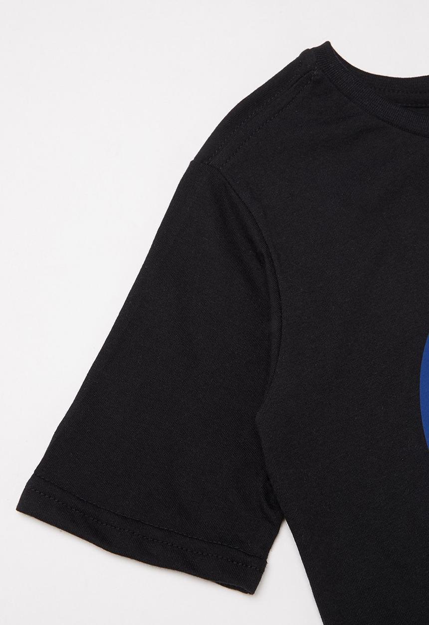 Superbalist - Teen boys nasa printed logo tee - black