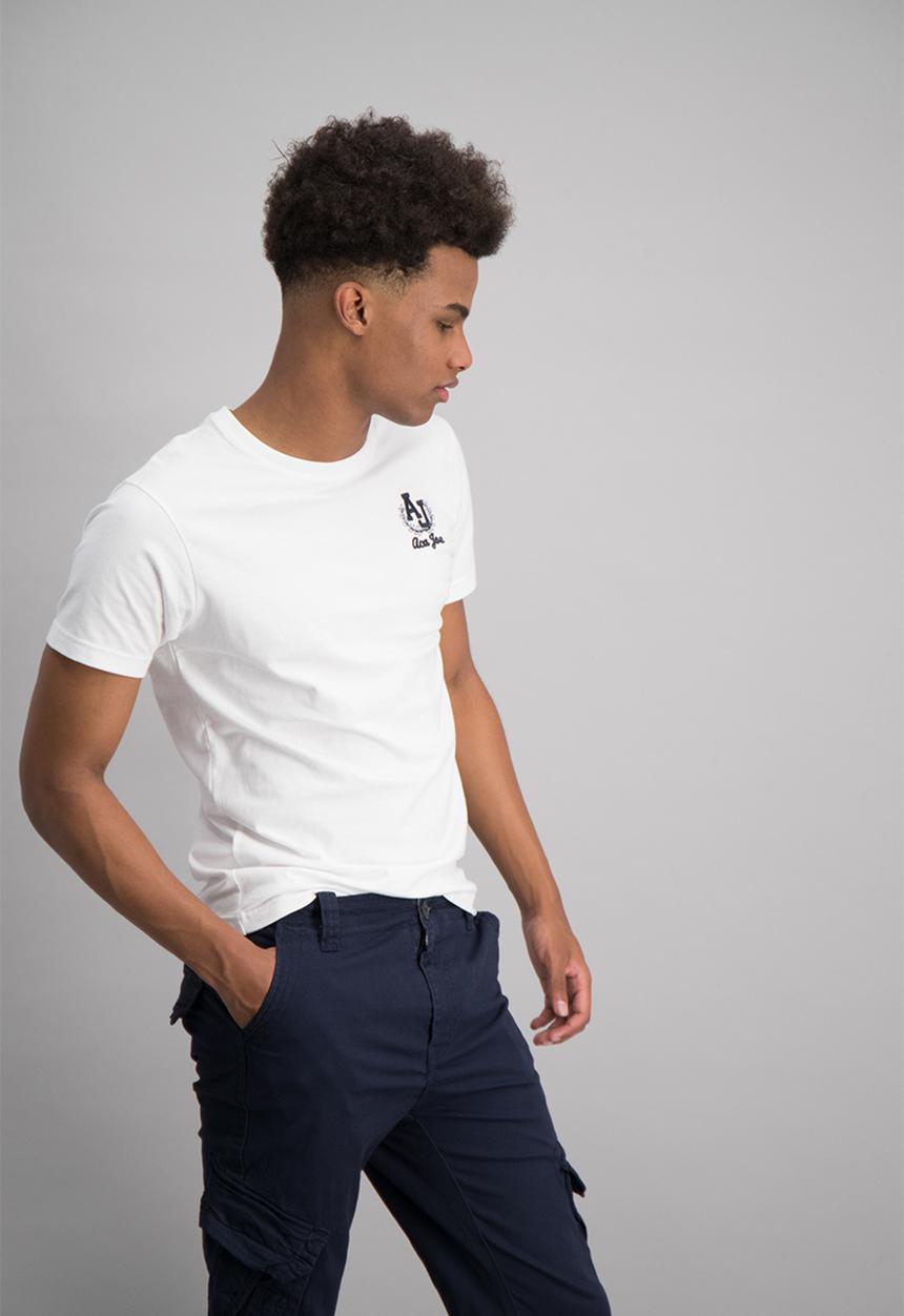Aca Joe - Mens aca joe short sleeve t-shirt - white 
