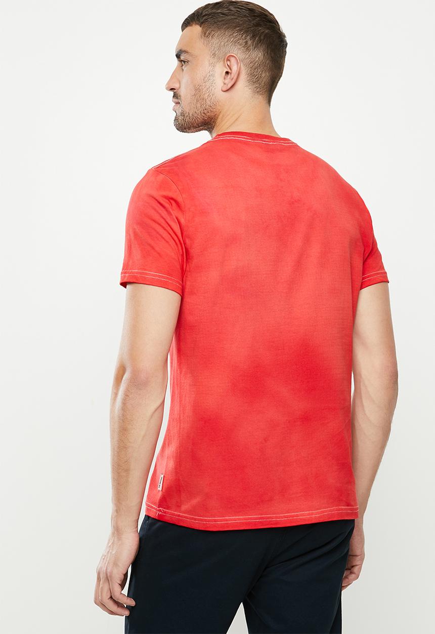 Ben Sherman - Tie dye target - red
